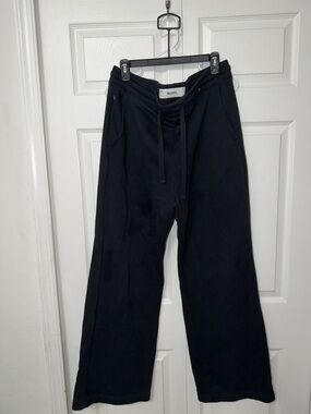 Hollister Black Wide-Leg Drawstring Sweatpants